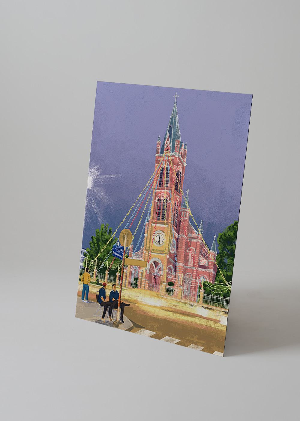 Across the Pink Church